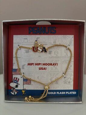 Peanuts Snoopy USA Bracelet